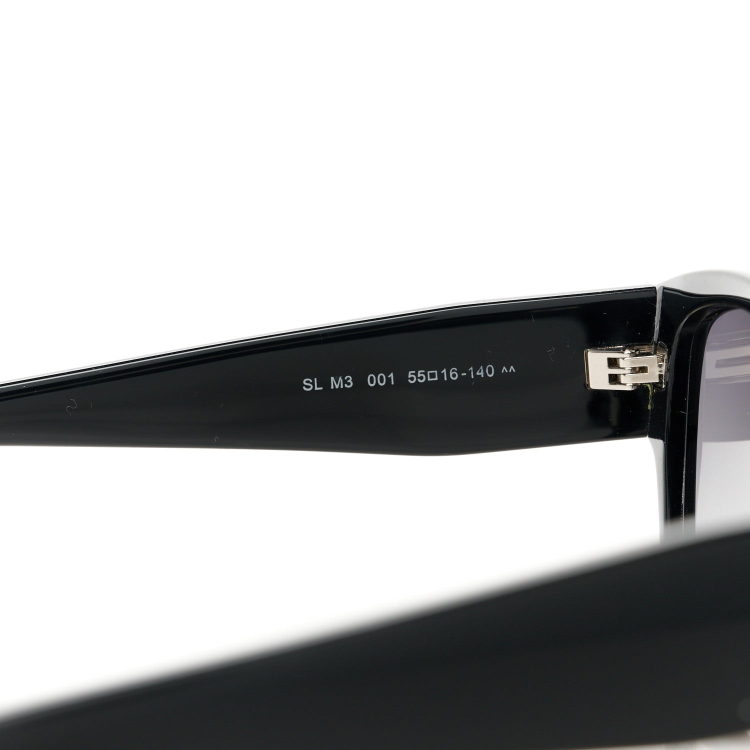 Saint Laurent Acetate Rope Sunglasses SL M3001 Black 5 of 8