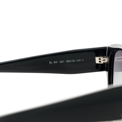 Saint Laurent Acetate Rope Sunglasses SL M3001 Black 5 of 8