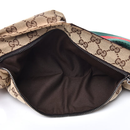 Gucci Monogram Web Belt Bag Dark Brown 5 of 10