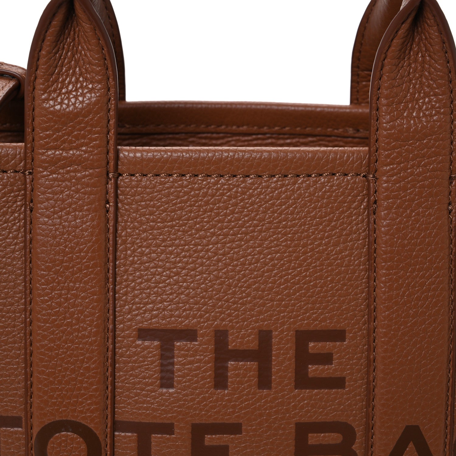 Marc Jacobs Grained Calfskin Small The Tote Bag Argan Oil 8 of 10