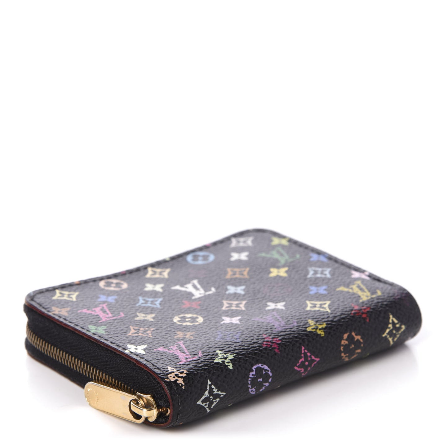 Monogram Multicolor Zippy Coin Purse Black