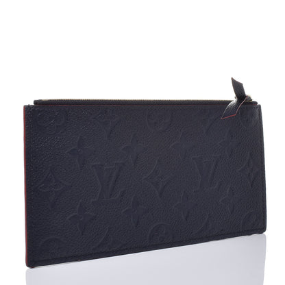 Louis Vuitton Empreinte Felicie Chain Wallet Zippered Insert Marine Rouge 3 of 6