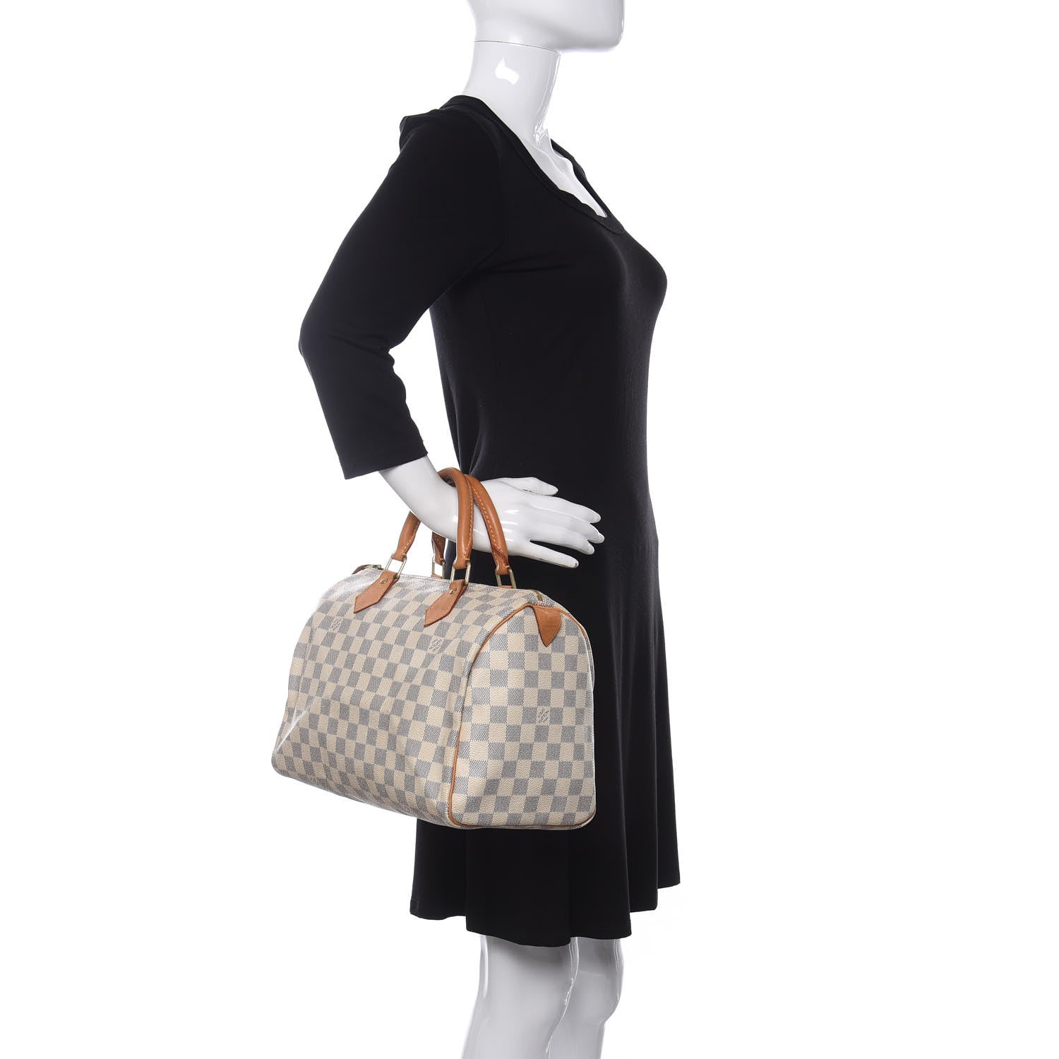 Louis Vuitton Damier Azur Speedy 30 2 of 11