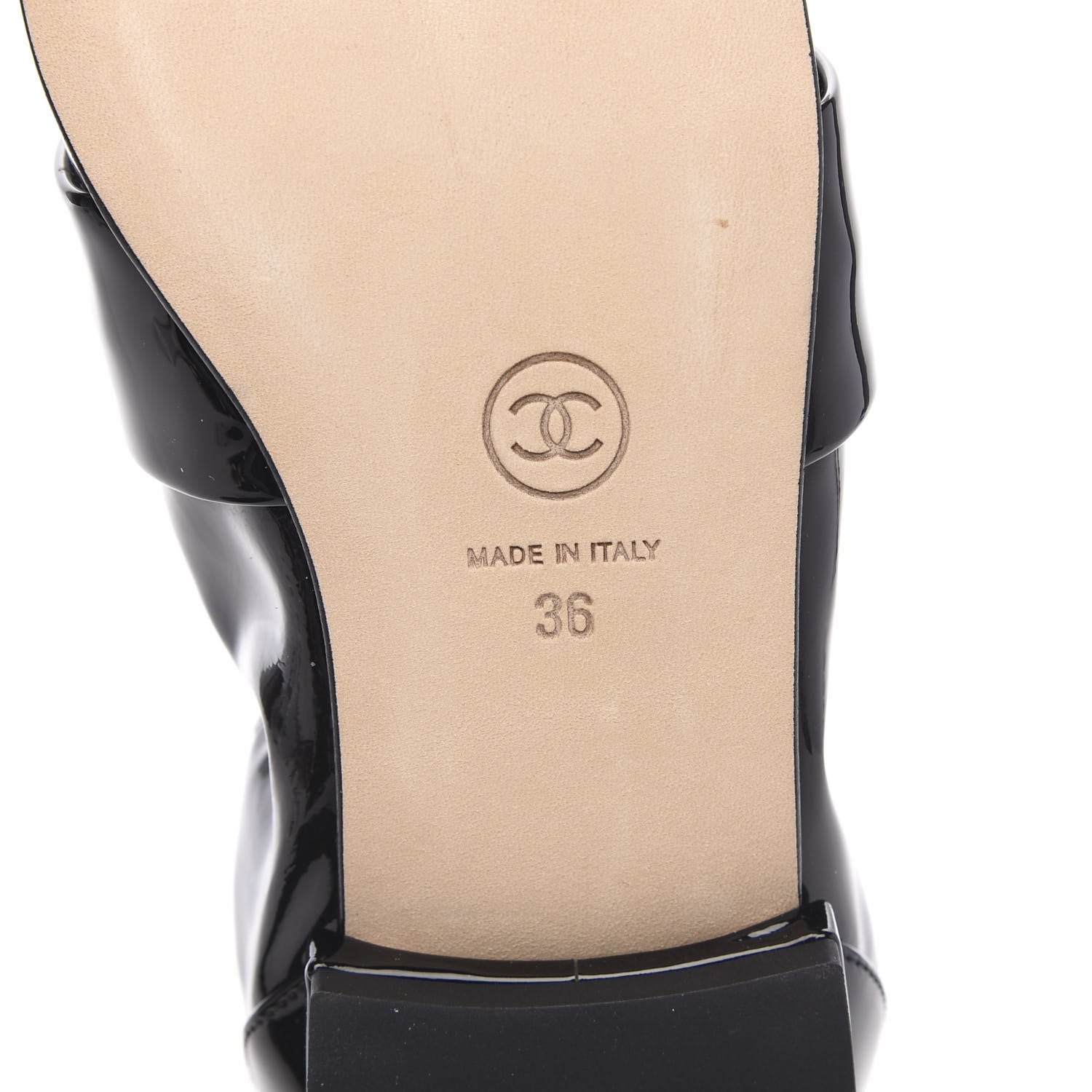 Chanel Patent CC Loafers 36 Black 7 of 9