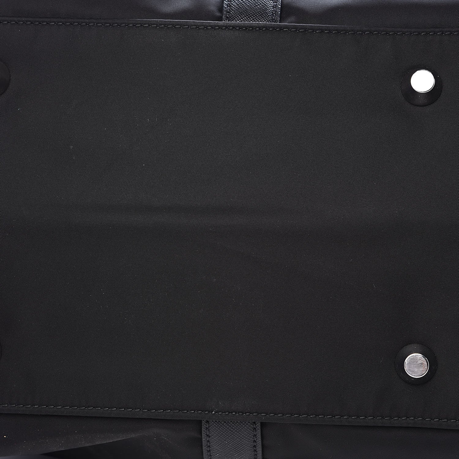 Prada Tessuto Nylon Saffiano Viaggio Duffle Black 10 of 13