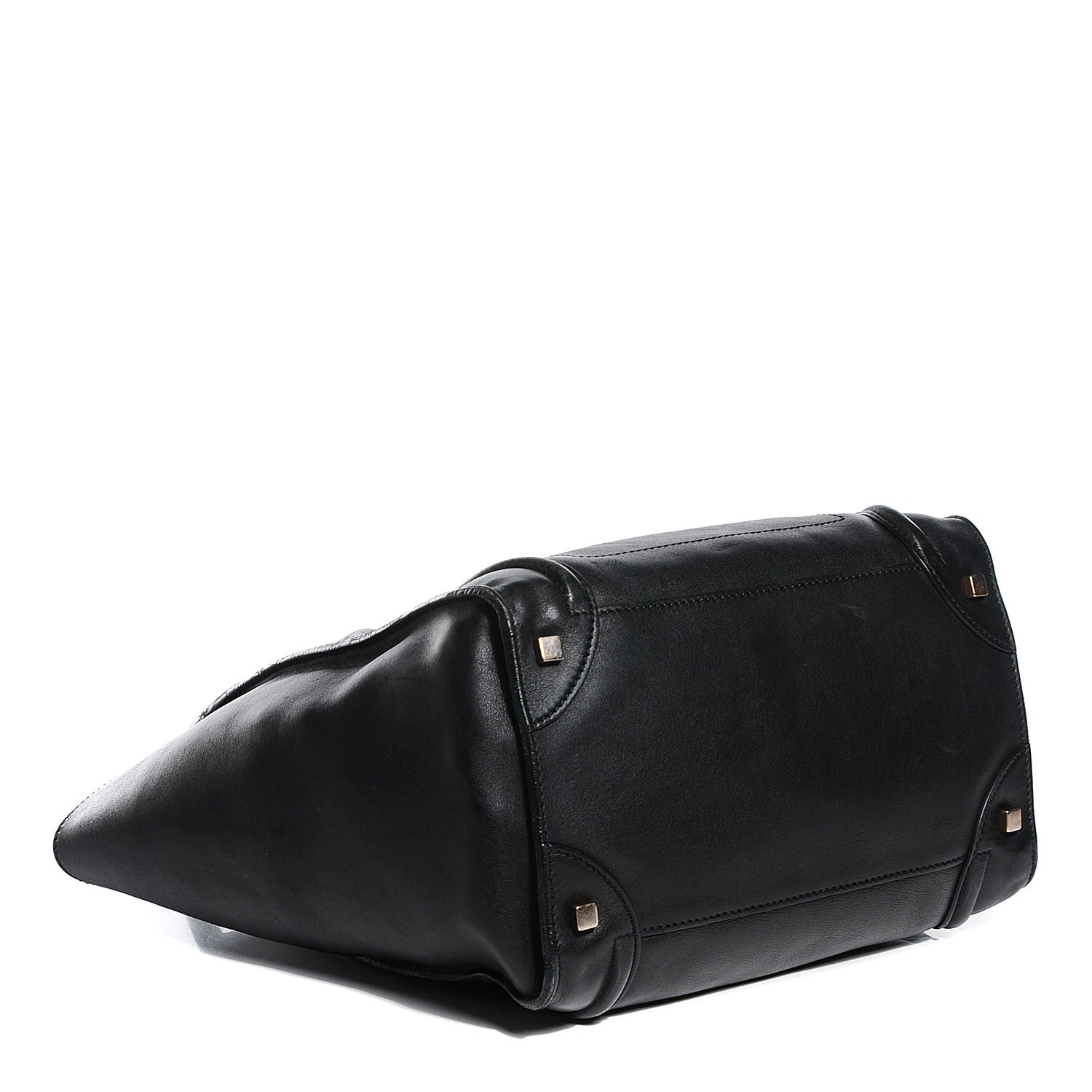 Celine Smooth Calfskin Mini Luggage Black 3 of 9