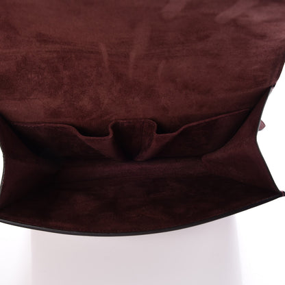 Celine Natural Calfskin Medium Symmetrical Bag Burgundy 6 of 10