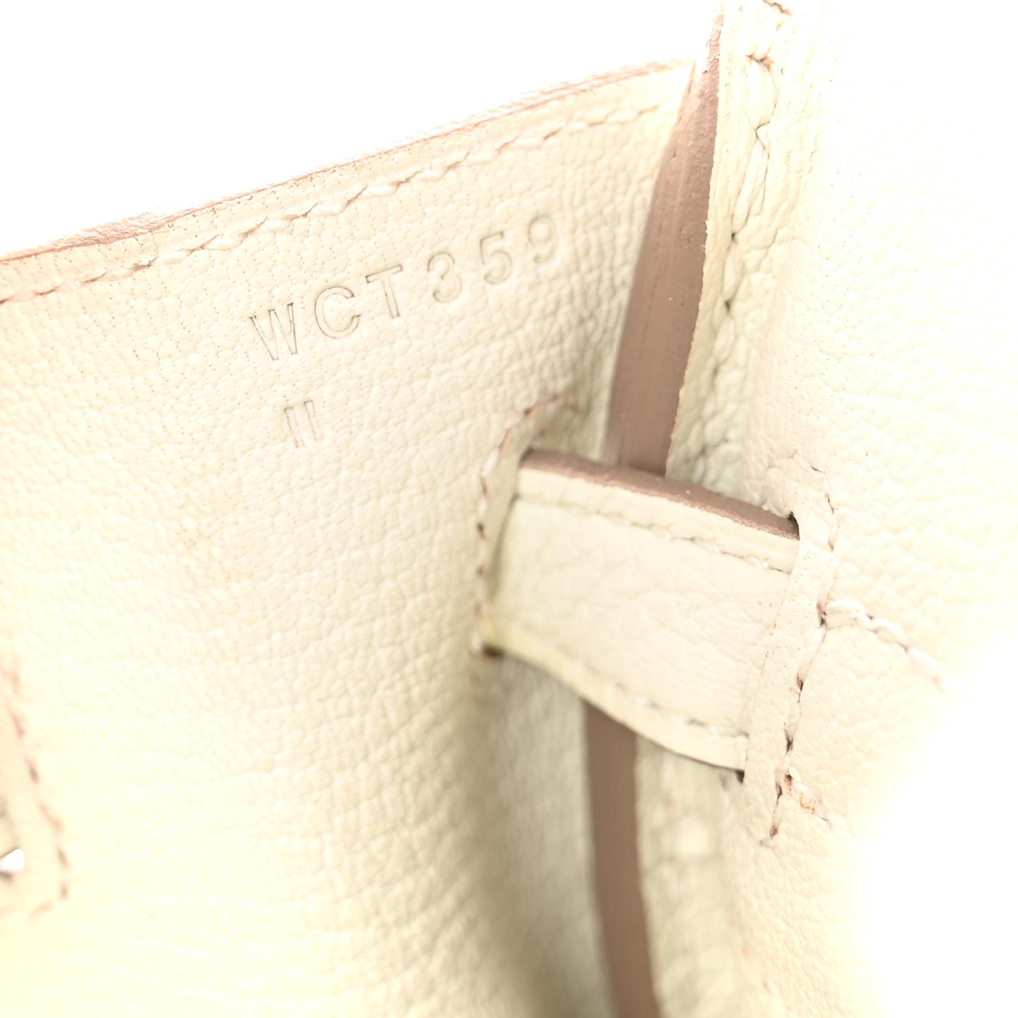 Togo Birkin 25 Craie