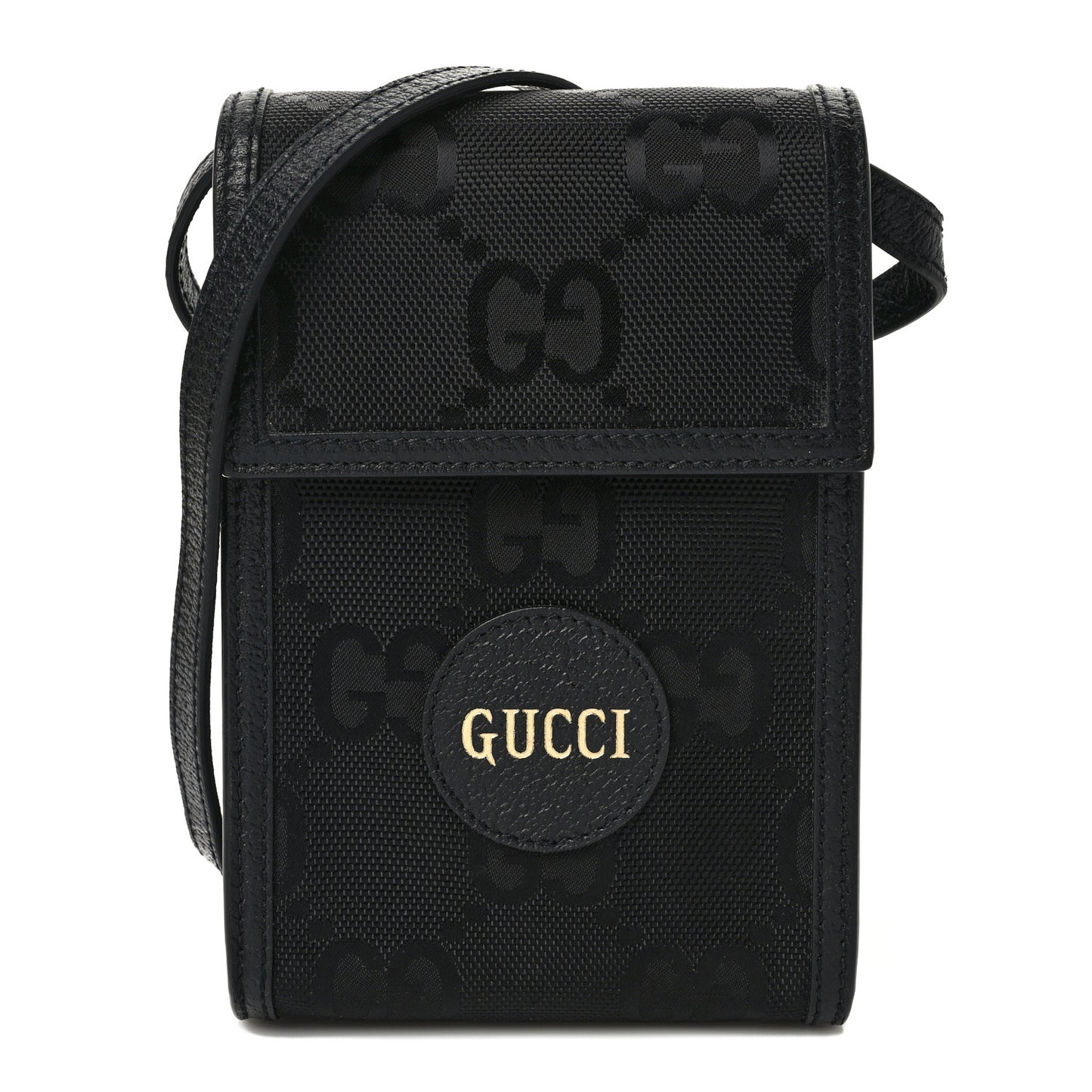 Econyl Nylon Monogram Off The Grid Crossbody Bag Black