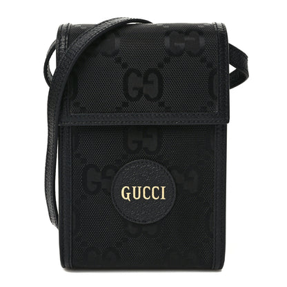 Gucci Econyl Nylon Monogram Off The Grid Crossbody Bag Black 1 of 9