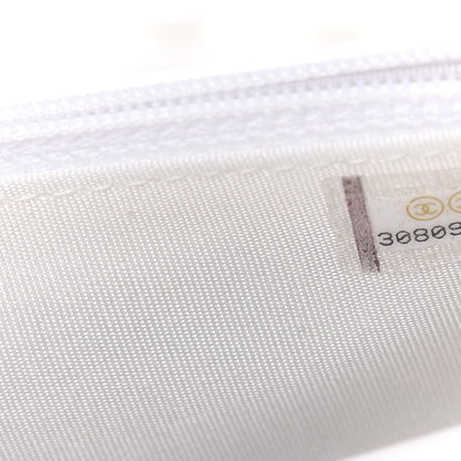 Chanel Calfskin Quilted Pearl Clutch With Chain White 8 of 12