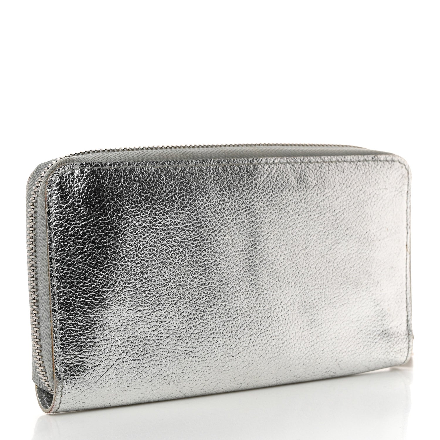 Louis Vuitton Suhali Zippy Wallet Silver 3 of 7