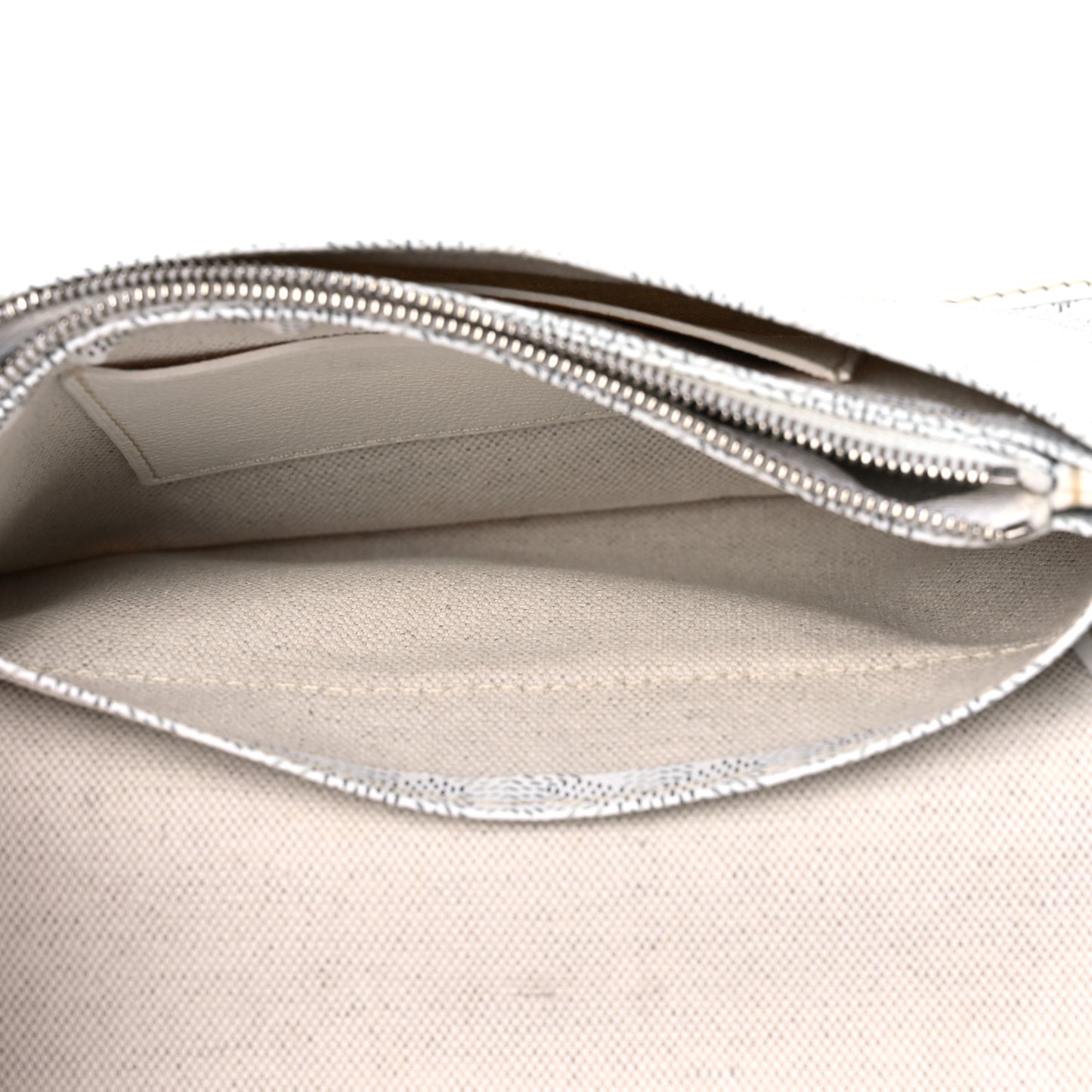 Goyardine Plumet Wallet Clutch White