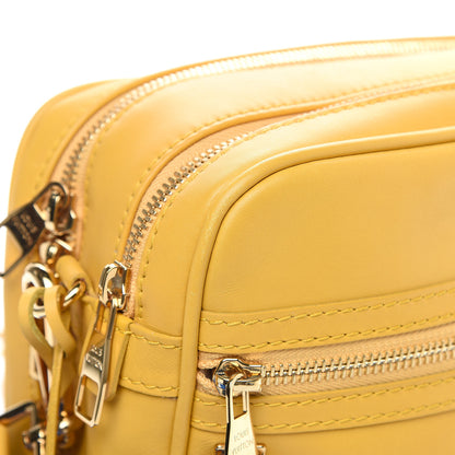 Louis Vuitton Supple Calfskin Paname Take Off Flight Bag Yellow 10 of 11