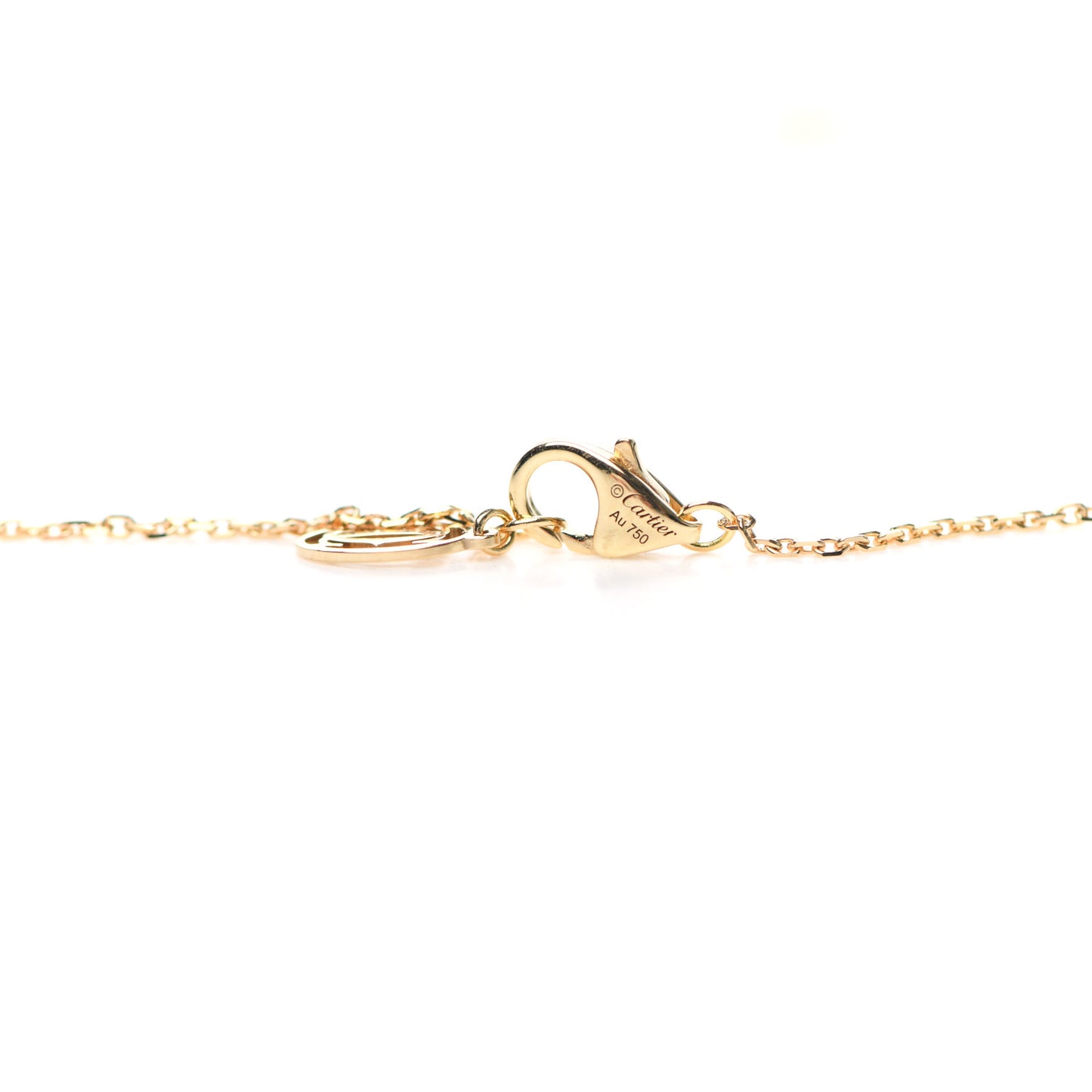 18K Yellow Gold Diamond XS D'Amour Pendant Necklace