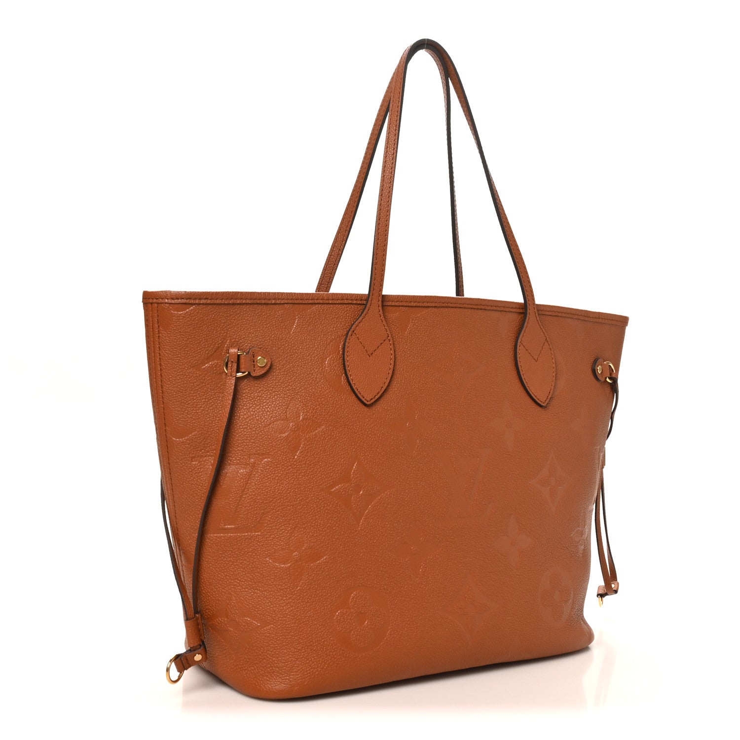 Louis Vuitton Empreinte Monogram Giant Neverfull MM Cognac 4 of 10