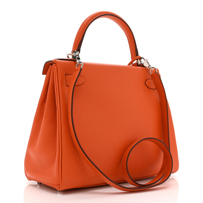 Hermes Evercolor Kelly Retourne 28 Capucine 3 of 10