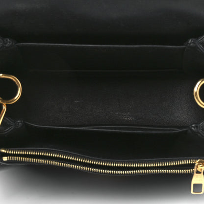 Louis Vuitton Grained Calfskin Vivienne NM Black 5 of 11