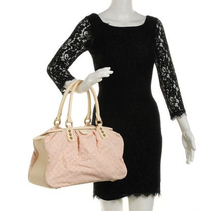 Louis Vuitton Mini Lin Trapeze GM Rose 2 of 8