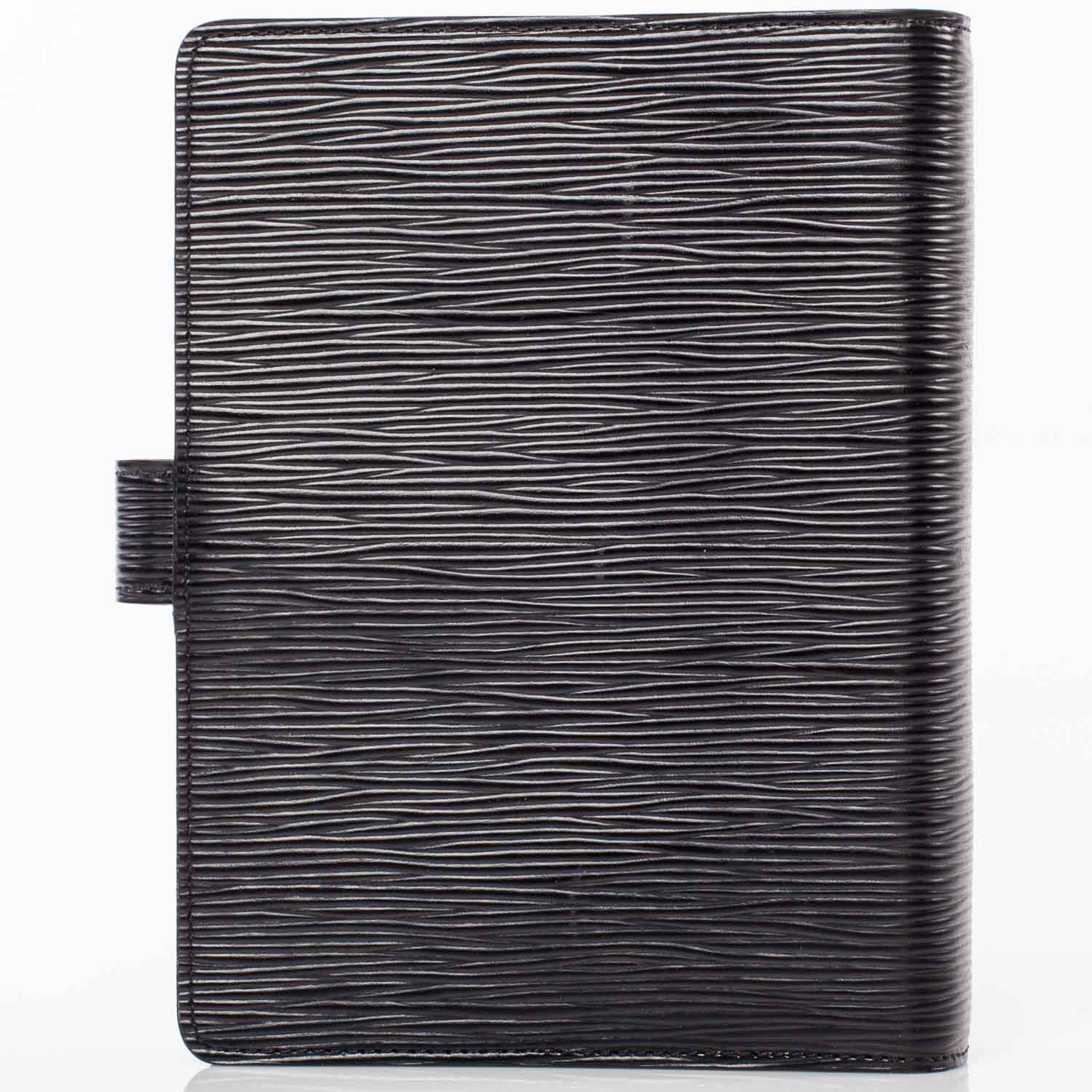 Louis Vuitton Epi Medium Ring Agenda Cover Black 3 of 8