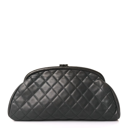 Chanel Lambskin Quilted Timeless Clutch Grey 1 of 11
