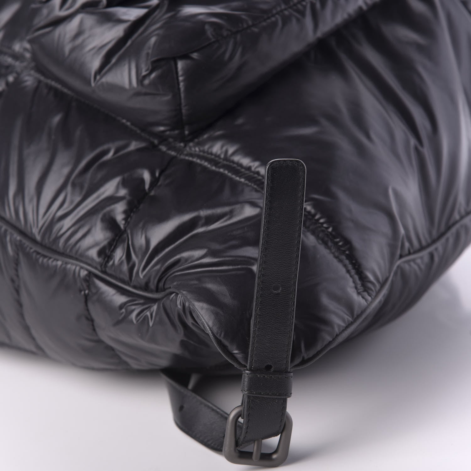 Bottega Veneta Nylon Calfskin Spinnaker Backpack Black 6 of 9