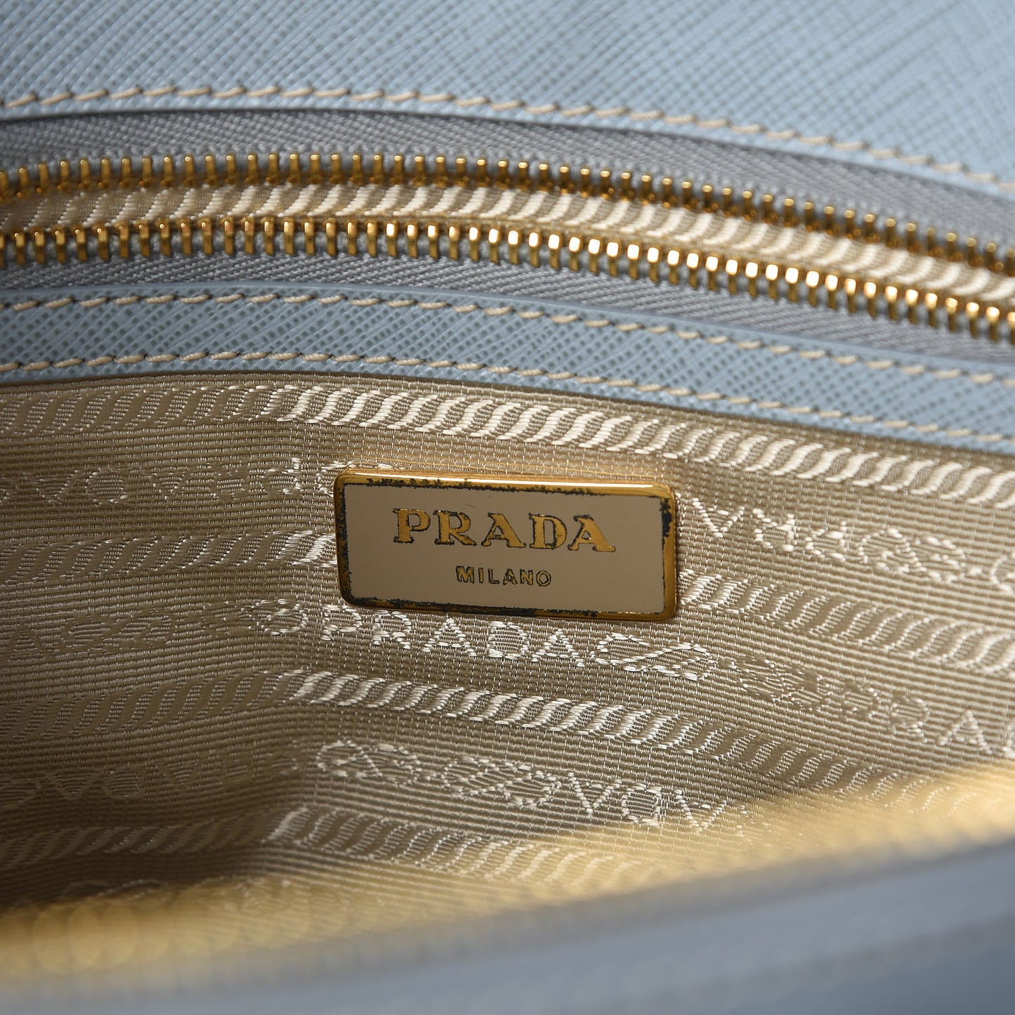 Saffiano Small Galleria Double Zip Tote Astrale