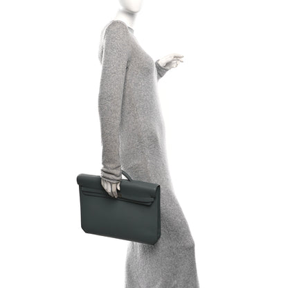 Hermes Epsom Kelly Depeches 36 Vert Amande 2 of 15