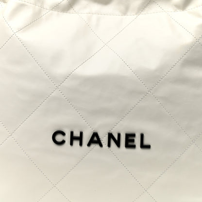 Chanel Calfskin Quilted Small Chanel 22 White 9 of 12