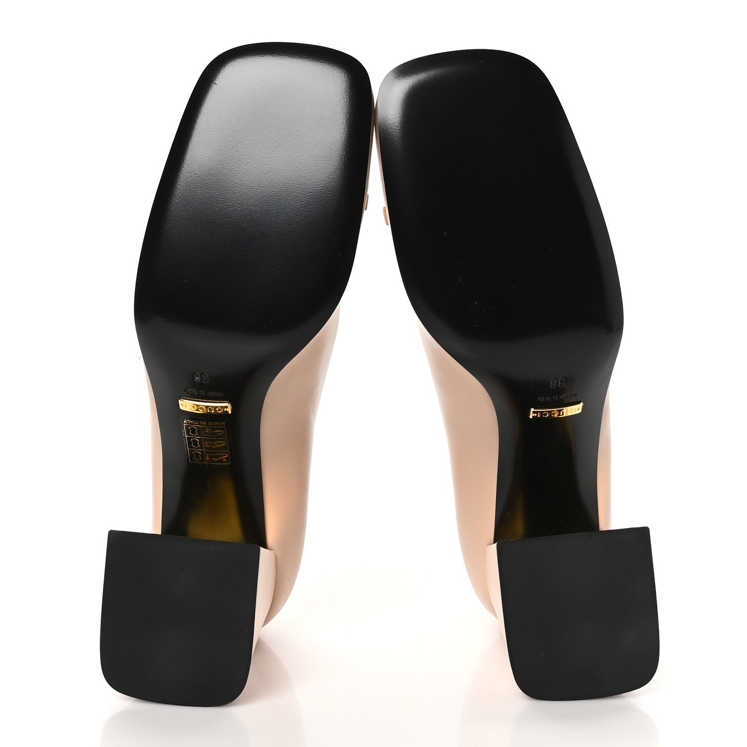 Gucci Malaga Kid Horsebit 75mm Pumps 38 Skin Rose 5 of 8