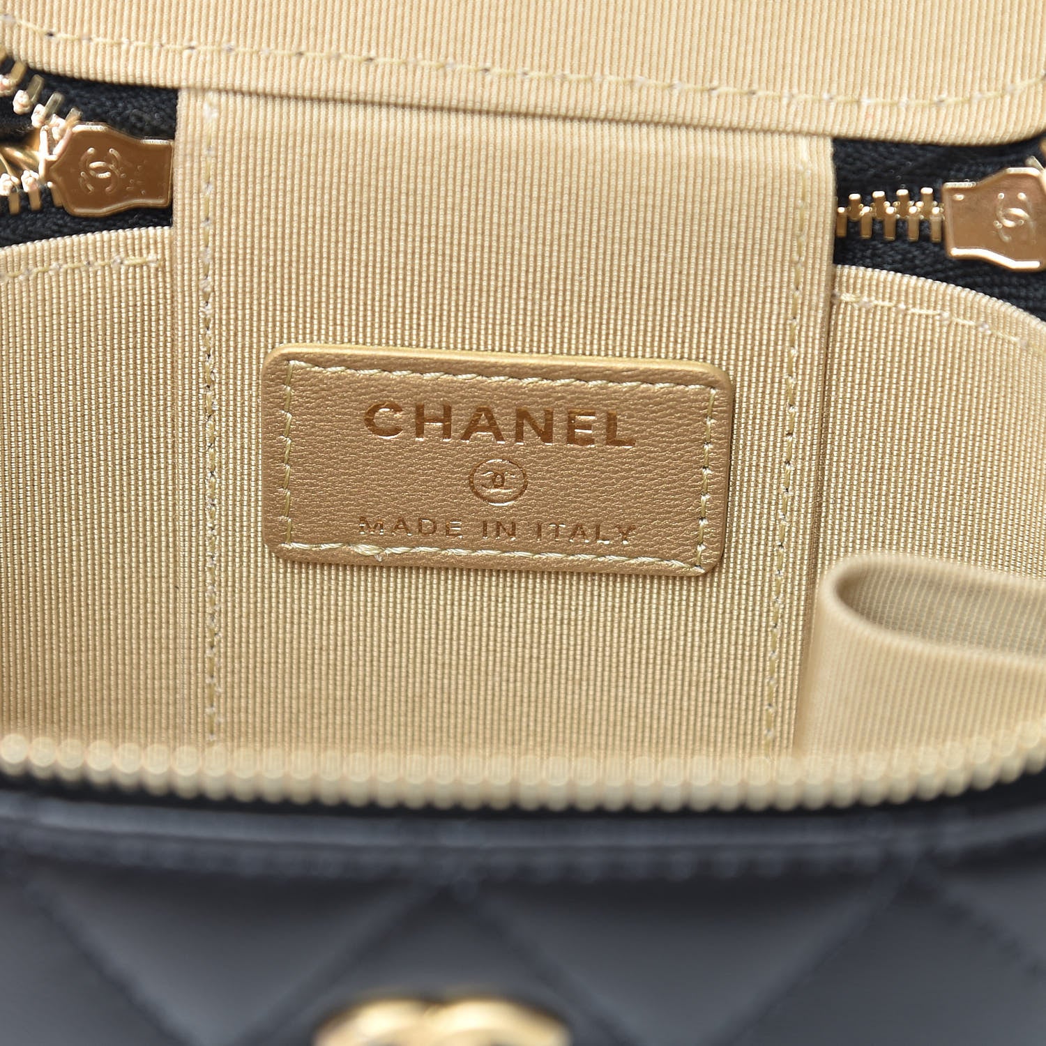 Chanel Lambskin Quilted Pearl Crush Box With Chain Black 6 of 11