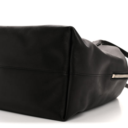 The Row Polished Saddle Calfskin Henri Bag Black 9 of 11