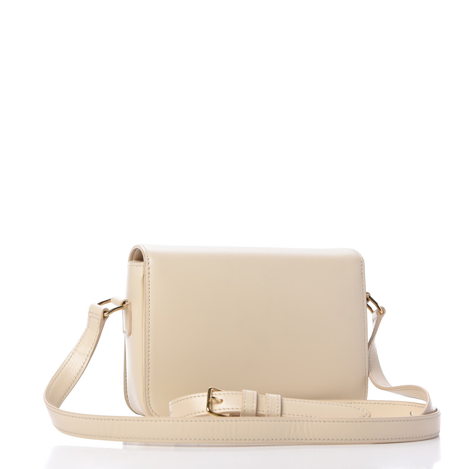 Celine Shiny Calfskin Small Triomphe Vanilla 3 of 10