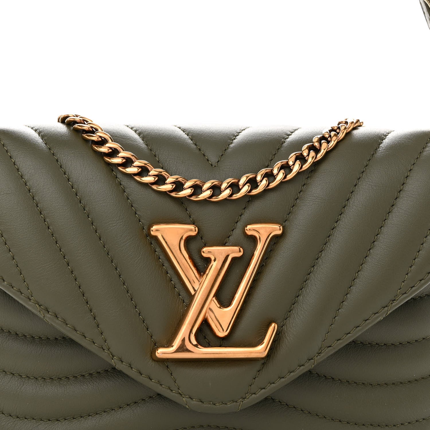 Louis Vuitton Calfskin New Wave Multi Pochette Kaki 8 of 12