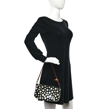 Louis Vuitton Vernis Kusama Infinity Dots Pochette Accessories Black 2 of 9