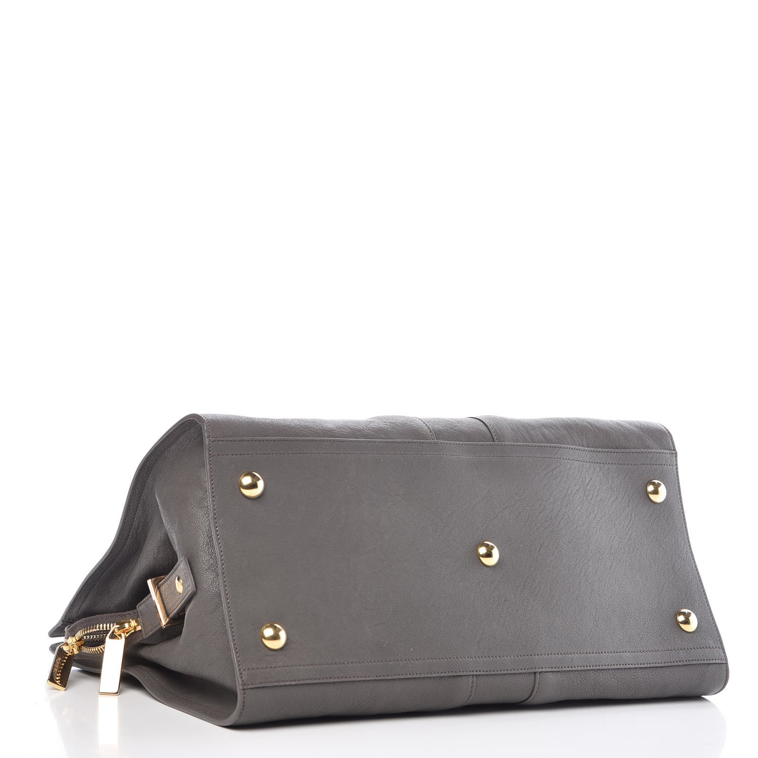 Saint Laurent Sheepskin Medium Cabas ChYc Grey 5 of 11