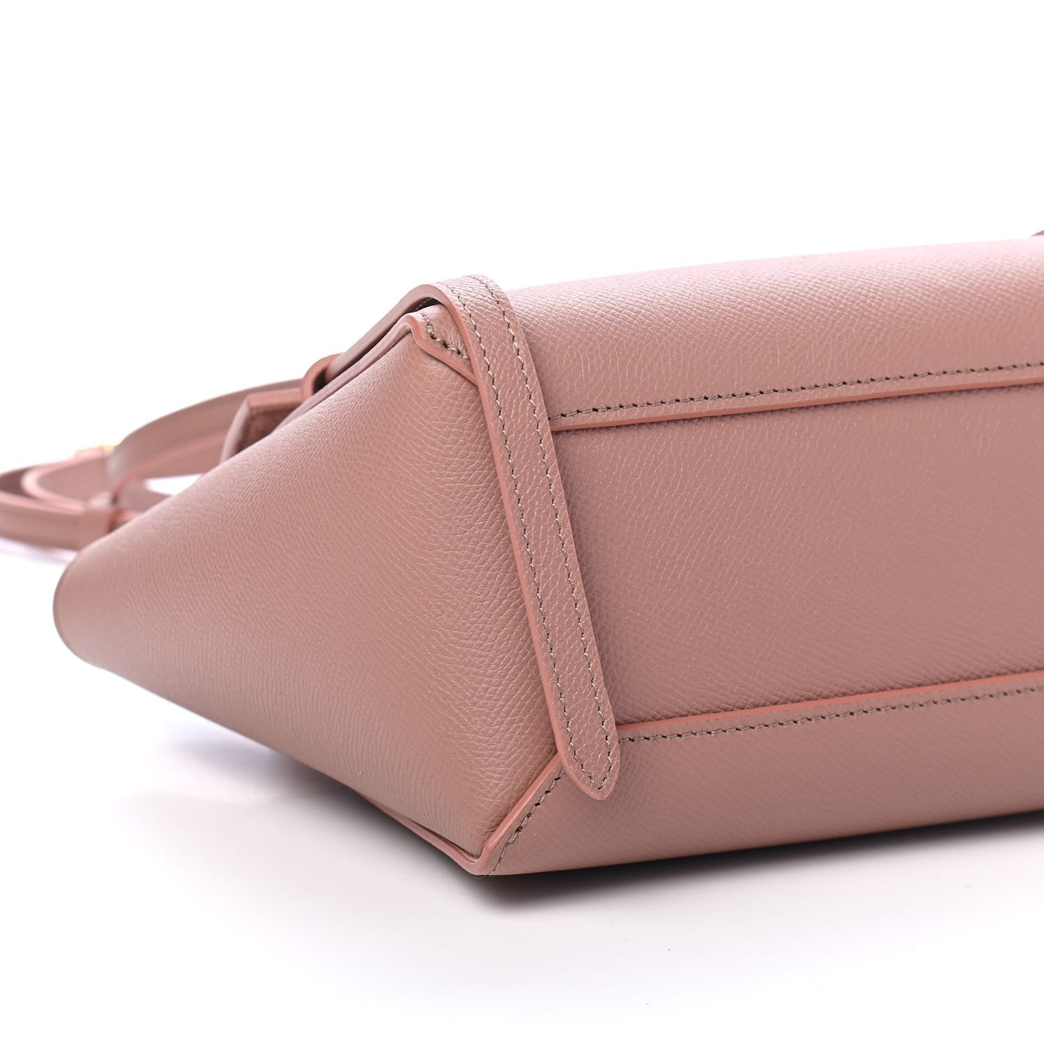 Celine Grained Calfskin Nano Belt Bag Dark Pink 9 of 10