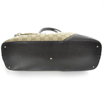 Gucci Monogram Hasler Tote 5 of 13