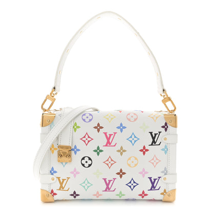 Louis Vuitton LV x TM Cowhide Monogram Multicolor Side Trunk MM White 1 of 13