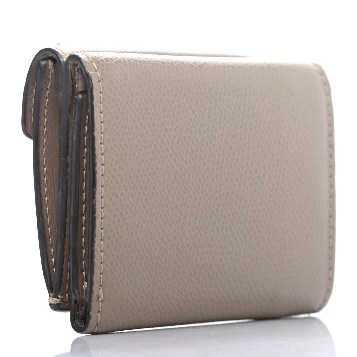 Fendi Vitello Cruise F is Fendi Micro Tri-Fold Envelope Wallet Tortora 3 of 8