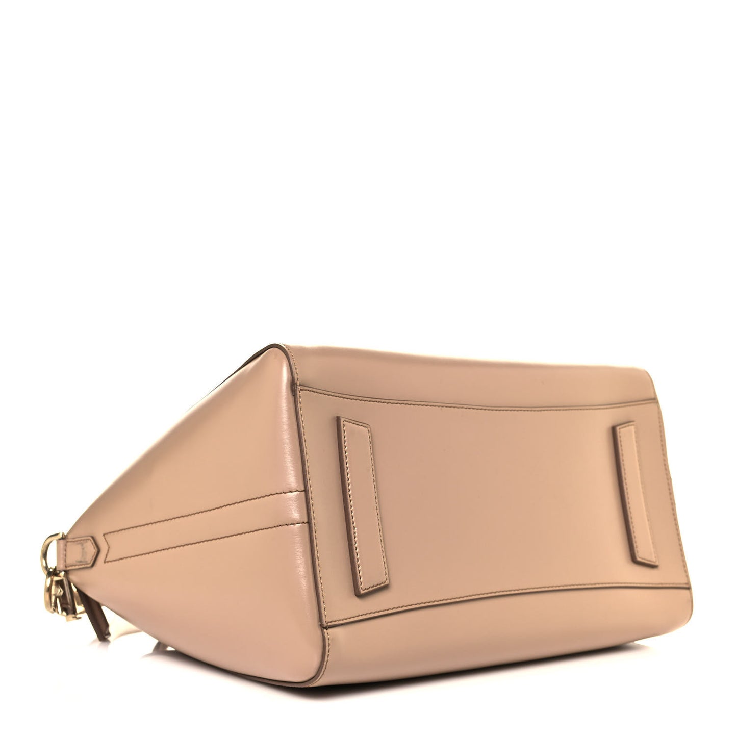 Shiny Lord Calfskin Medium Antigona Dark Beige