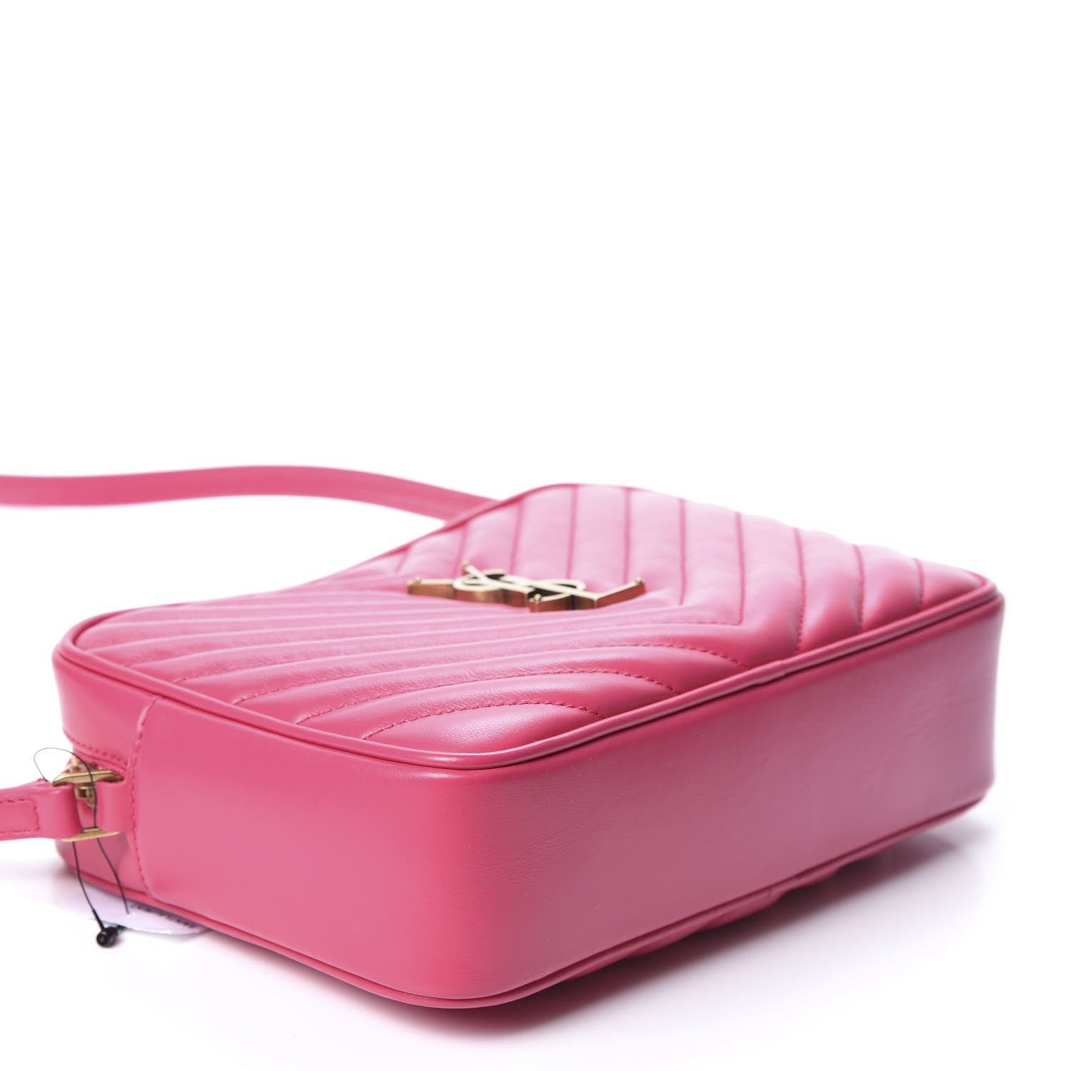 Saint Laurent Calfskin Matelasse Monogram Lou Camera Bag Fresh Fuxia 3 of 9