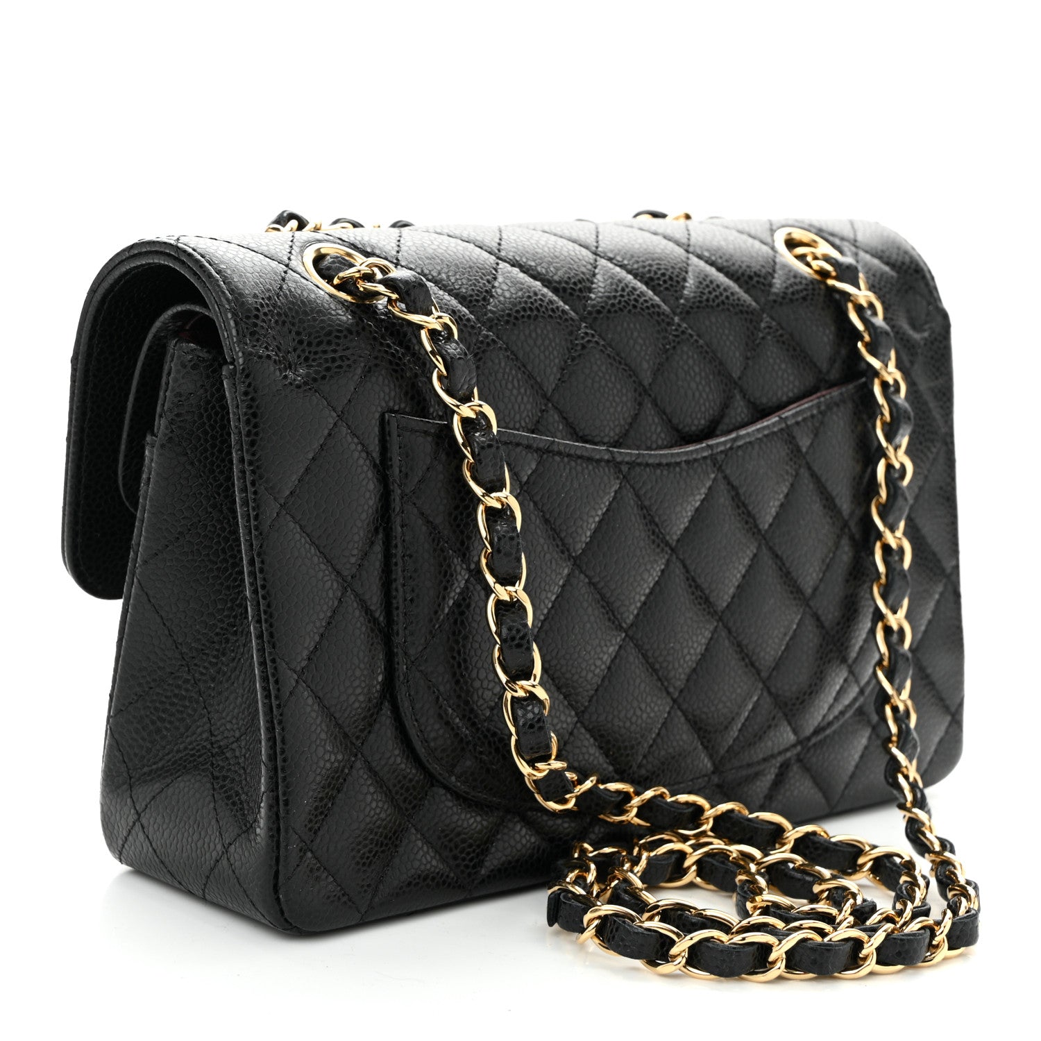 Chanel Caviar Quilted Small Double Flap Black 3 of 10