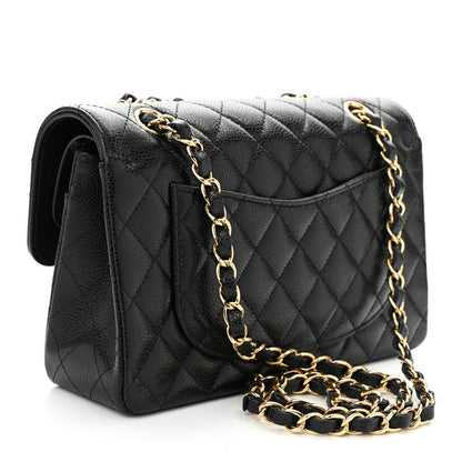 Chanel Caviar Quilted Small Double Flap Black 3 of 10
