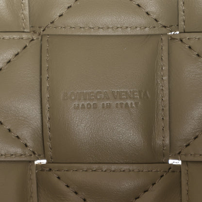 Bottega Veneta Calfskin Intrecciato Foulard Bucket Bag Taupe 6 of 9