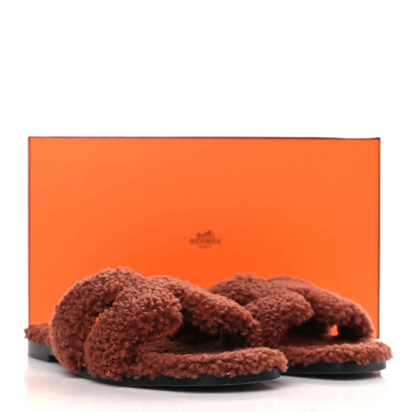 Woolskin Oran Sandals 37 Cognac
