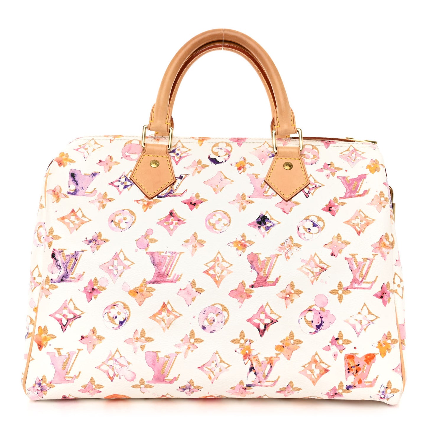 LOUIS VUITTON Watercolor Aquarelle Speedy 30 White