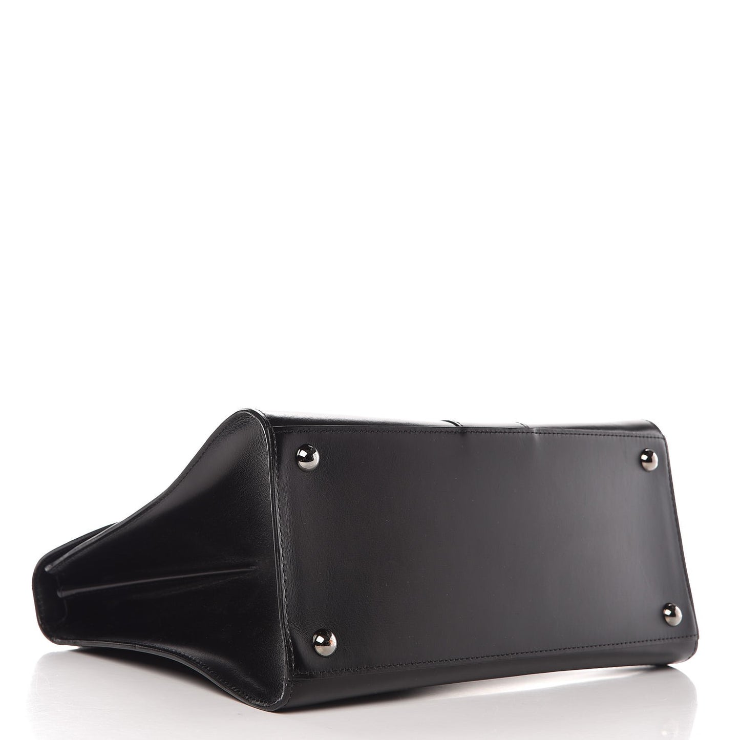 Box Calfskin MM Brillant Satchel Black