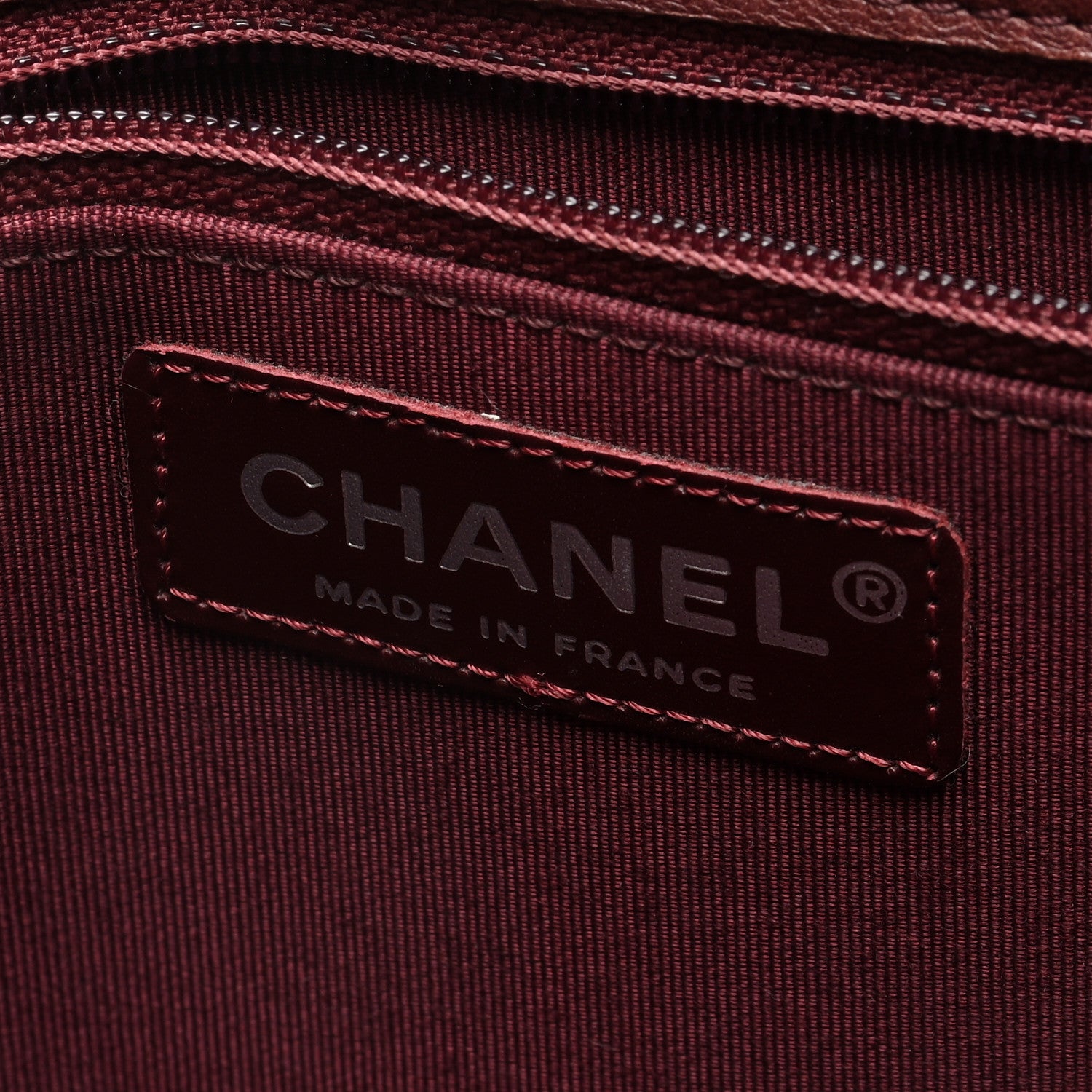 Chanel Patent Chocolate Bar Quilted Tote Black Brown 6 of 10
