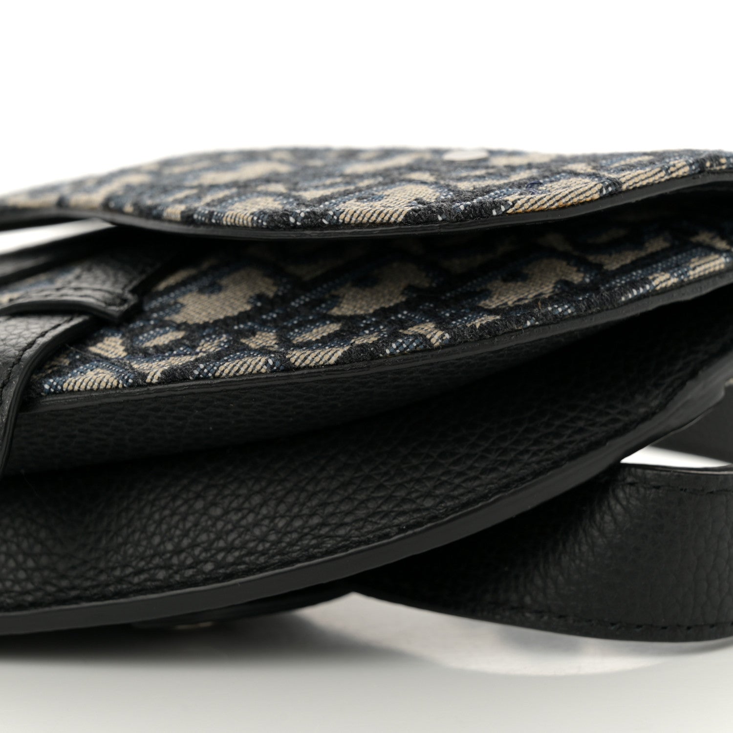 Christian Dior HOMME Oblique Saddle Belt Bag Blue 9 of 9